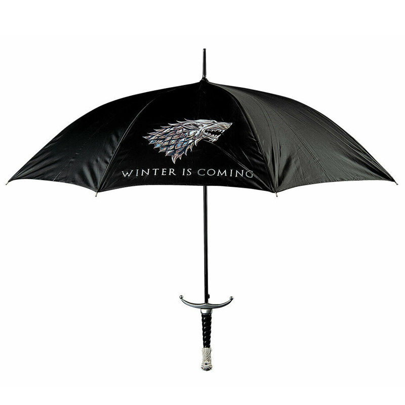 GAME OF THRONES权利的游戏狼族longclaw剑柄雨伞 卡通长柄晴雨伞
