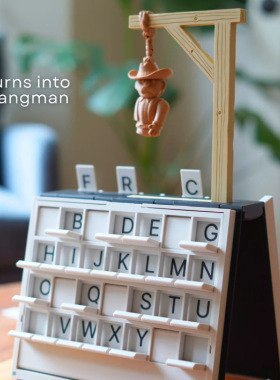 新品 PlayBook'd - Hangman有趣的吊人棋盘桌游书本悬吊猜词游戏
