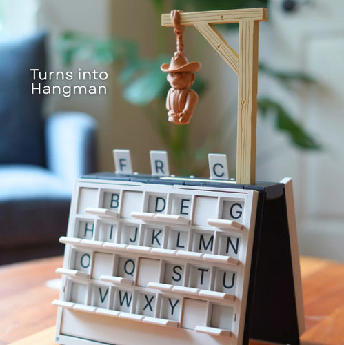 新品 PlayBook'd - Hangman有趣的吊人棋盘桌游书本悬吊猜词游戏