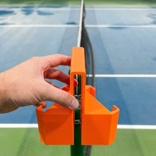 Tennis Net Phone Holder网球网手机支架3d打印拍摄道具羽毛匹克