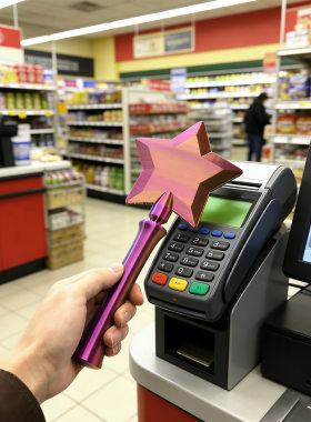 新款 3d Printed Wand Tap to Pay 星光魔法棒非接触式支付夹