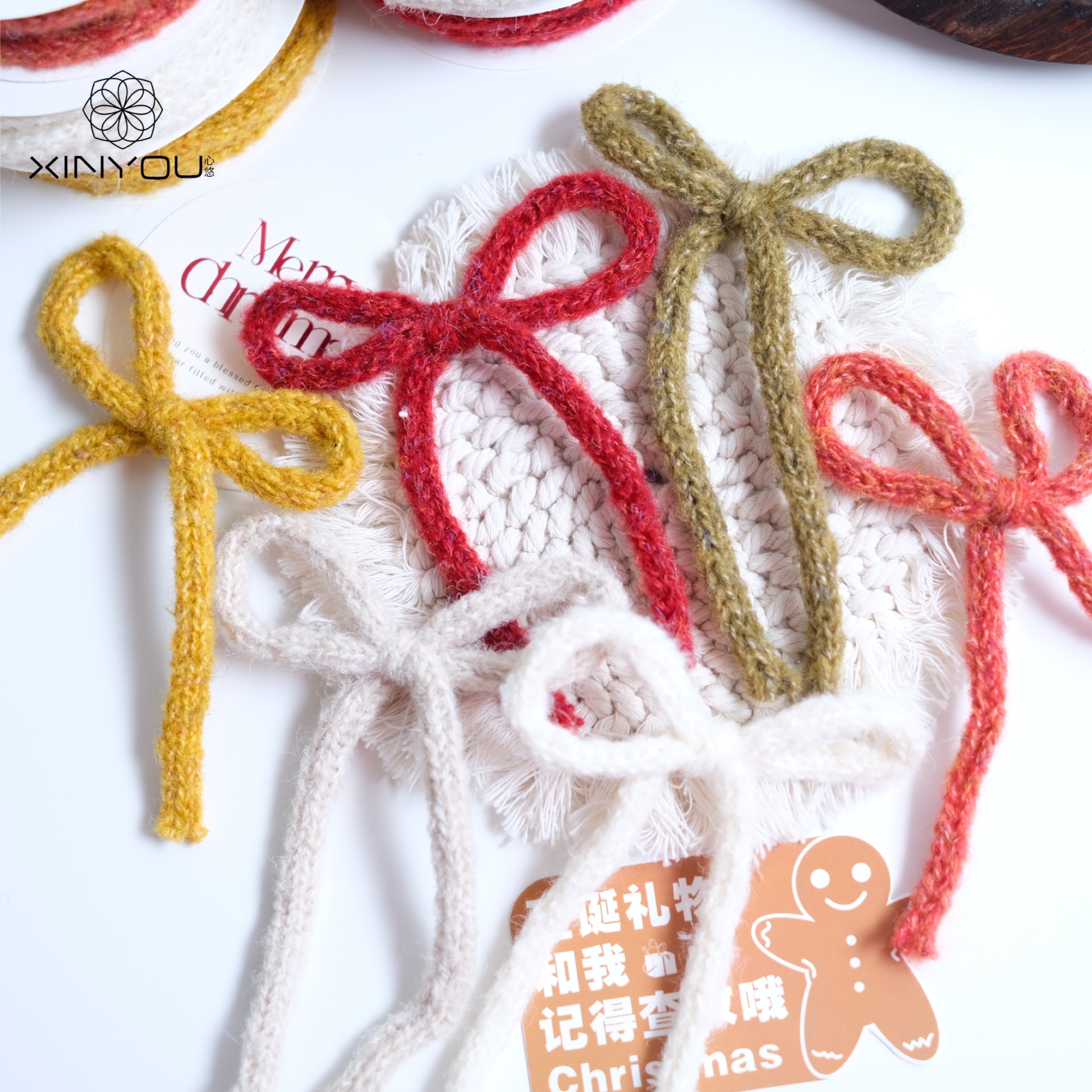 心悠圣诞节丝带羊磨毛装饰织带