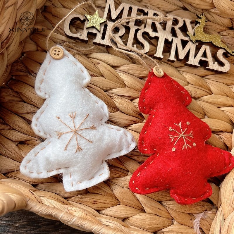 羊毛毡圣诞树圣诞节装饰品