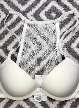 旧款特价清6ixty8ight正品蕾丝美背丝滑聚拢前扣内衣 文胸BR12919