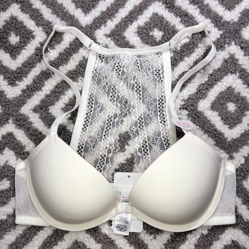 蕾丝美背丝滑聚拢前扣内衣文胸