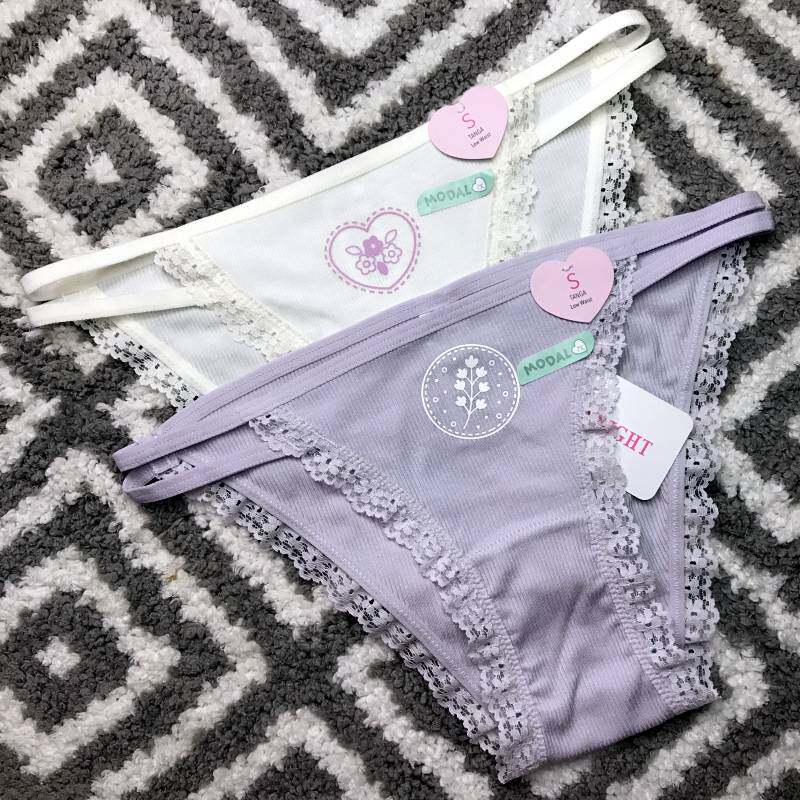 119元5条6ixty8igh专柜正品莫代尔镂空舒适三角内裤 底裤PT14018