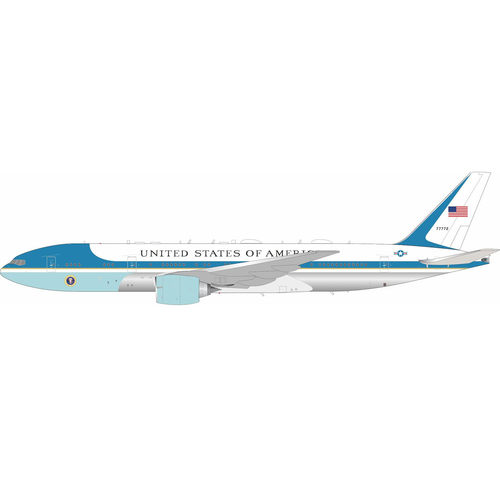 美国空军一号波音B777合金模型