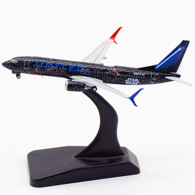 JC Wings 1:400 飞机模型 合金 联合航空 B737-800 N36272 星战