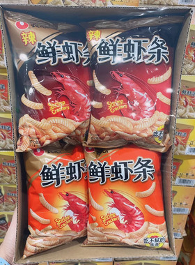 开市客代购膨化食品休闲零食农心欢乐时光鲜虾条720g薯条内含8包
