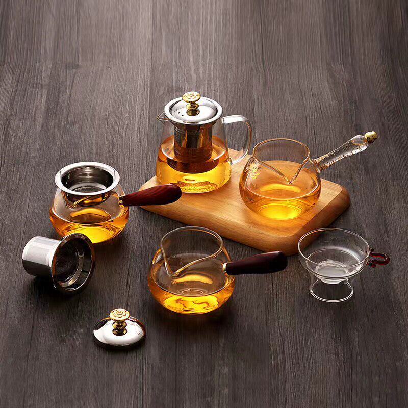 加厚高硼硅耐热玻璃分茶器