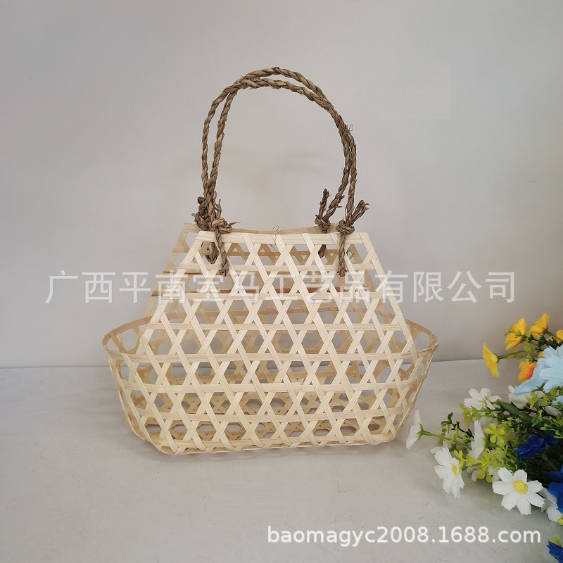 礼篮水果鸡蛋竹创意品手工