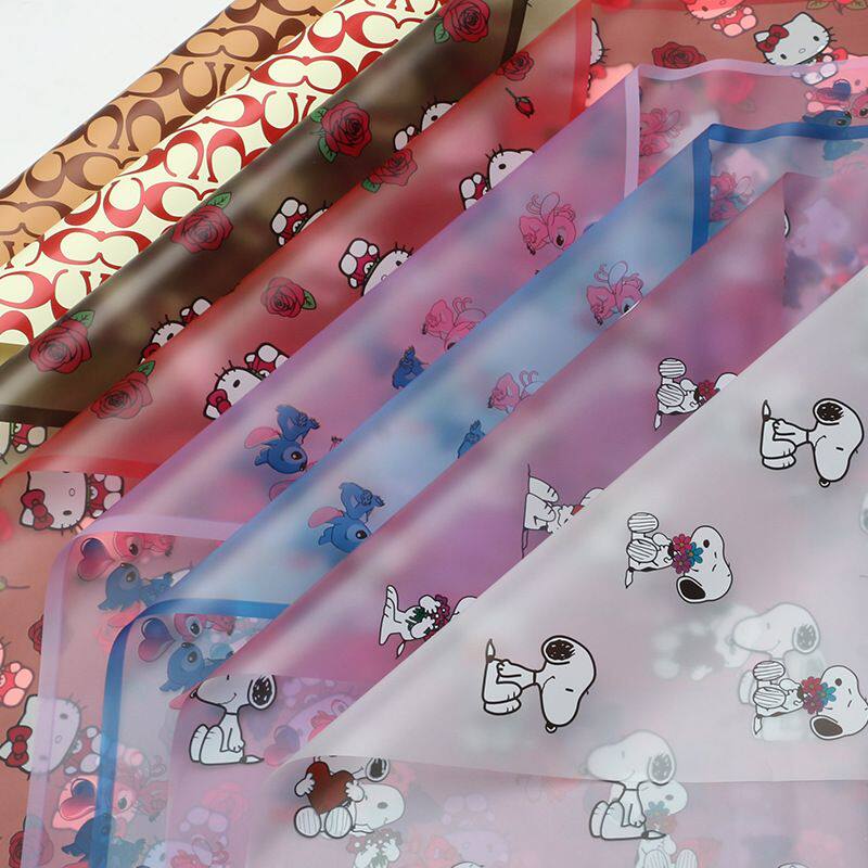 轻奢鲜花包装纸高级感花店资材