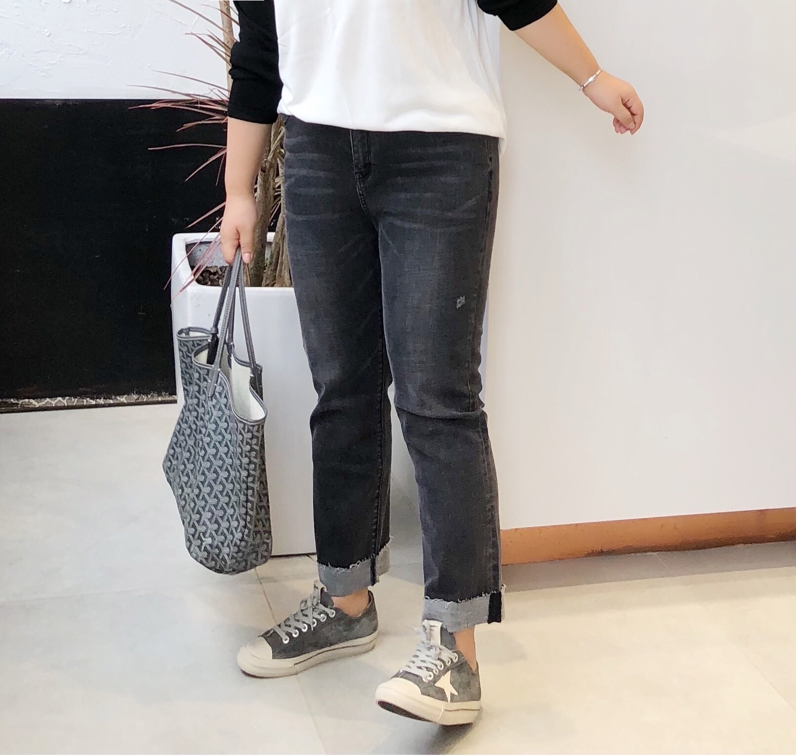 ALIN¶¨ÖÆ´óÂëÅ®×°º«°æÐÞÉíµ¯Á¦Å£×пãÅ®Çï¼¾´óÂëÅÖmmºÚÉ«ÏÔÊݳ¤¿ã