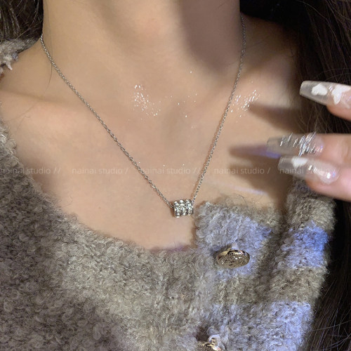 轻奢高级感~小蛮腰项链女