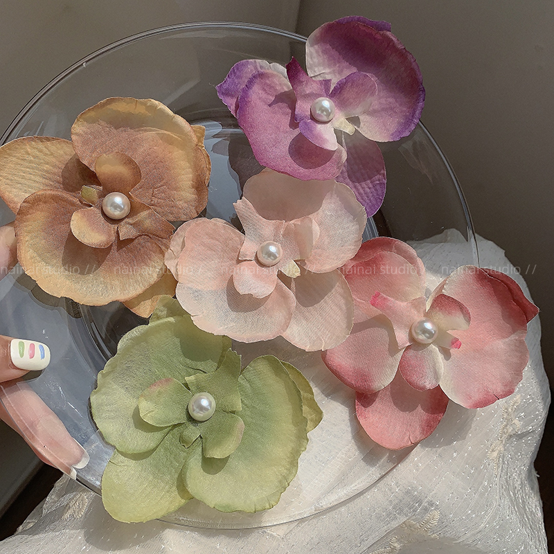 氛围感蝴蝶兰发夹~珍珠超仙温柔森系2025春季新款侧边夹发饰头饰,饰品/流行首饰/时尚饰品新,发饰,淘宝优惠券,粉丝福利购,淘宝优惠卷