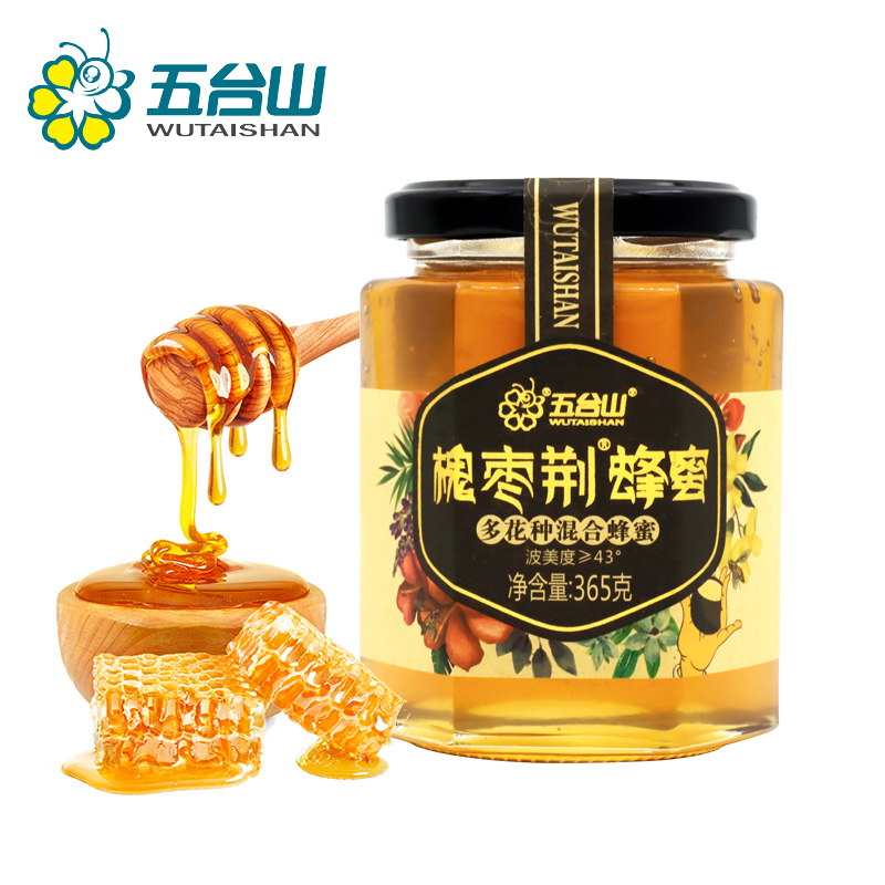 高浓度五台山槐枣荆混合蜂蜜365g