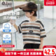 新品 小象汉姆童装 2026男孩洋气 儿童半袖 夏季 男童短袖 T恤条纹t恤衫