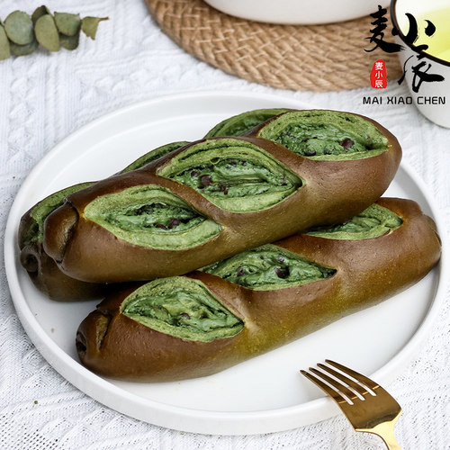 麦小辰抹茶奶酥红豆碱水手作现发