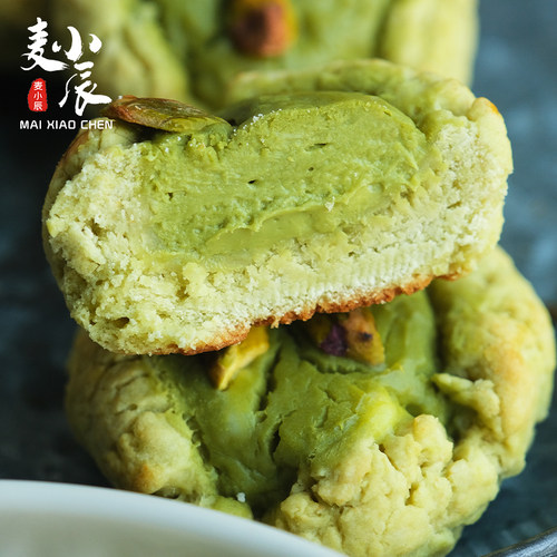抹茶酥饼传统手工糕点