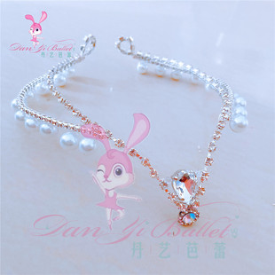 Danyiballet专业芭蕾天使丘比特皇冠额链头饰全手工定制成人儿童