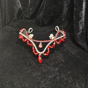 Danyiballet芭蕾皇冠专业定制艾斯米拉达额链头饰头冠手工