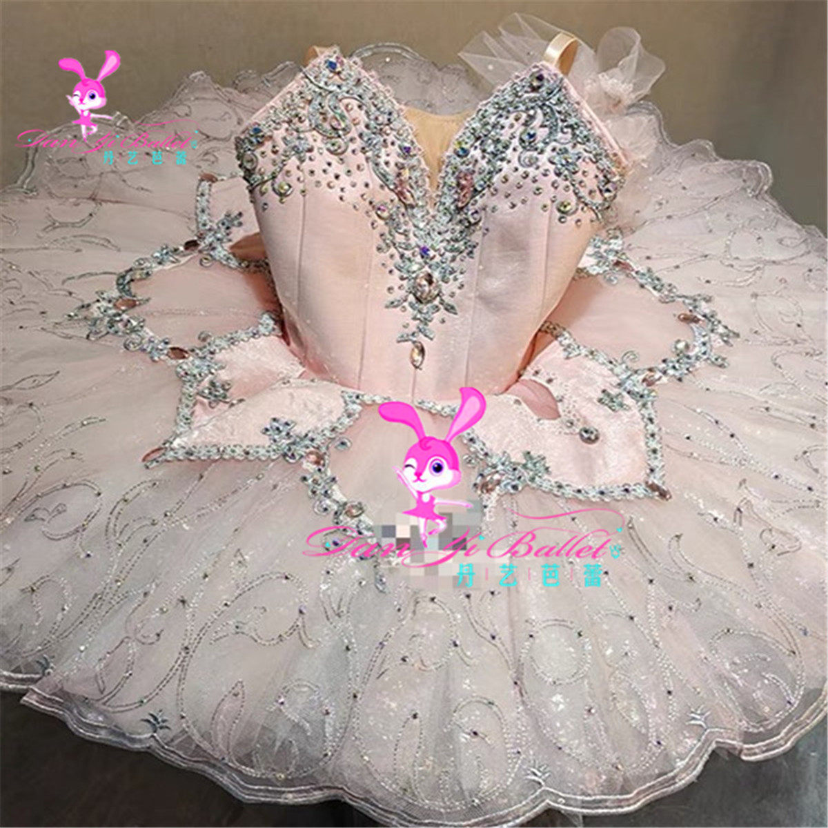 丹艺专业芭蕾舞仙女娃娃慷慨仙子温柔仙子演出服盘裙tutu比赛定制