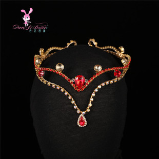 丹艺芭蕾头饰粉色艾斯美拉达仙女娃娃丘比特额链皇冠手工专业定制