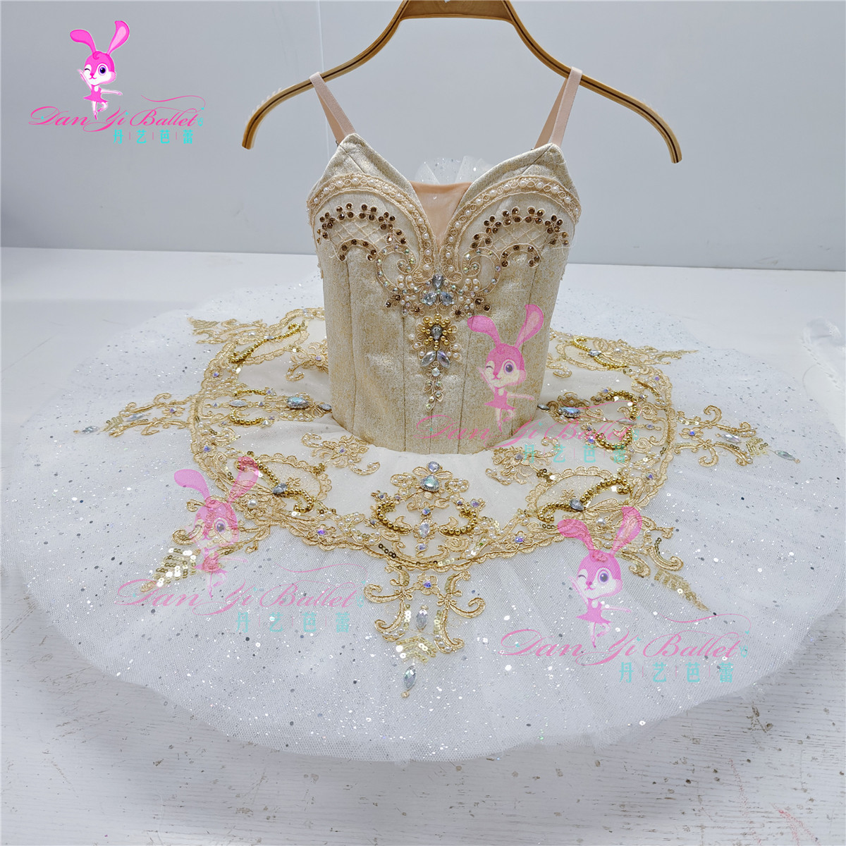 丹藝專業(yè)芭蕾舞香檳色雷蒙達(dá)演出服盤裙tutu裙比賽服表演服GDP