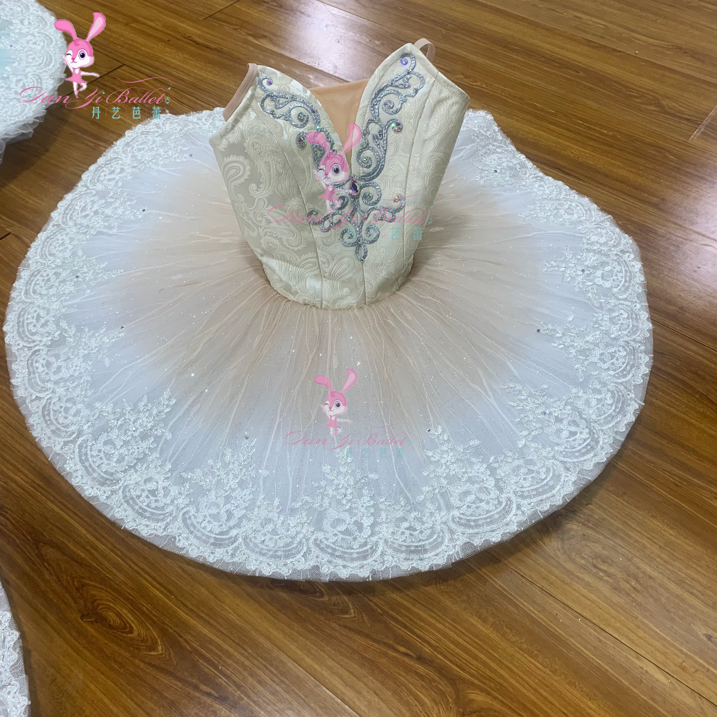 丹艺简易糖果仙子帕吉塔银仙子芭蕾舞演出服tutu盘裙比赛服定制