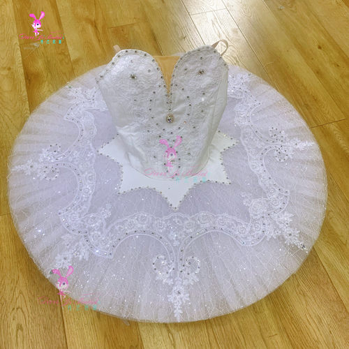 丹艺银仙子舞姬睡美人芭蕾舞服盘裙tutu裙表演比赛服演出服定制