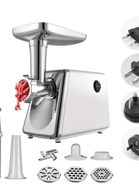 出口220V110V电动绞肉机欧美英澳规灌香肠蒜泥辣椒机Meat Grinder