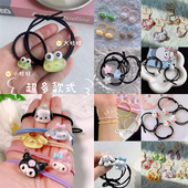 多款 可爱卡通发绳不伤发女马尾丸子头发圈韩系皮筋女发饰儿童头饰