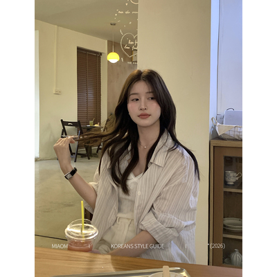 韩系ins松弛感显瘦宽松外套上衣