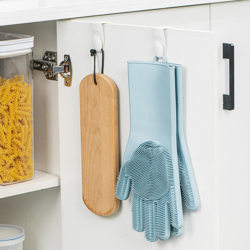 日本asvel挂钩免打孔墙壁置物架衣服挂架厨房垃圾袋浴室玄关勾子