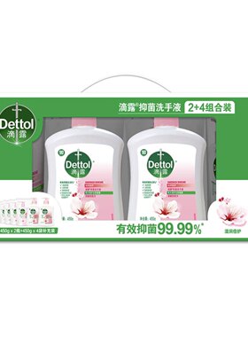 武汉山姆代购Dettol滴露抑菌洗手液滋润倍护正品健康儿童清洁家用