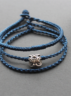 本命年结福记足银转运珠纯手工