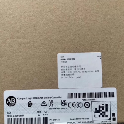5069-L330ERM 全新 CompactLogix5380系列 3MB 5069L330ERM