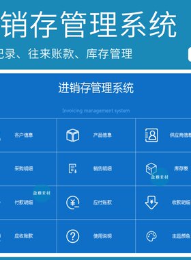 仓库出入库进销存系统存货盘点表