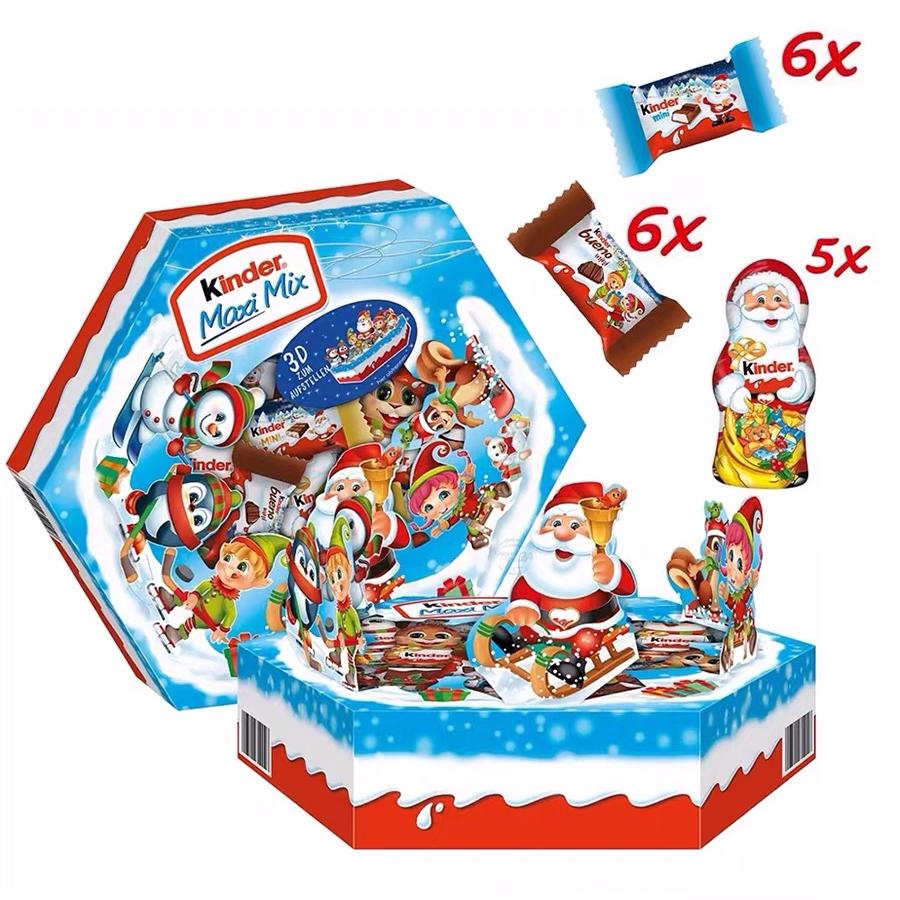 圣诞雪人老人造型牛奶巧克力礼盒