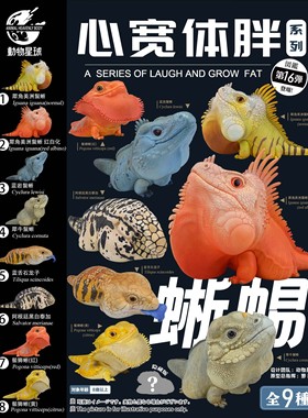 热卖动物星球心宽体胖系列第16弹蜥蜴（预定送特典）手办模型接单