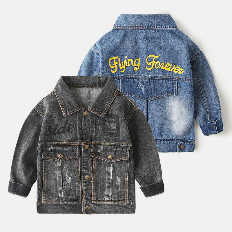 时尚男孩儿童牛仔外套中大童洋气上衣春秋装新款童装男童夹克韩版|msdalam kategori Kanak-kanak/Bayi/Keluarga dipasang, kot/jaket/overcoat, jaket biasa - dari Buy2taobao.com untuk memberikan perkhidmatan ejen Taobao profesional membeli