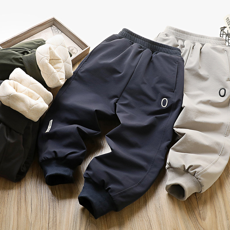 男童裤子儿童棉裤冬季加厚夹棉长裤冬款冲锋裤男孩防风休闲裤保暖,童装/婴儿装/亲子装,裤子,淘宝优惠券,粉丝福利购,淘宝优惠卷