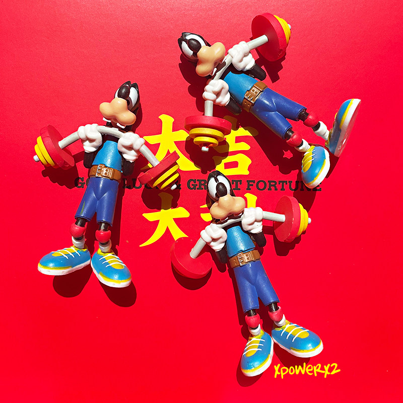 底部有印 散货高飞摆件 可爱卡通高飞玩偶