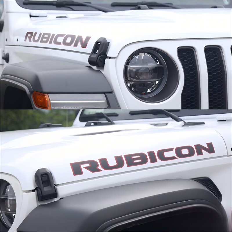 牧马人引擎盖车贴拉花罗