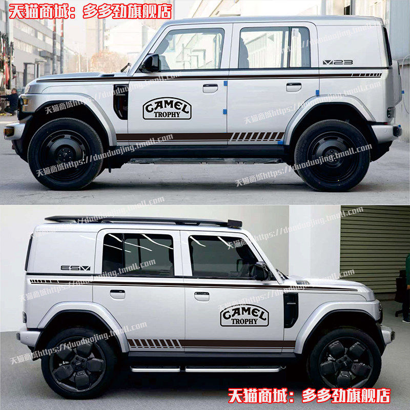 奇瑞iCARV23车贴拉花个图片