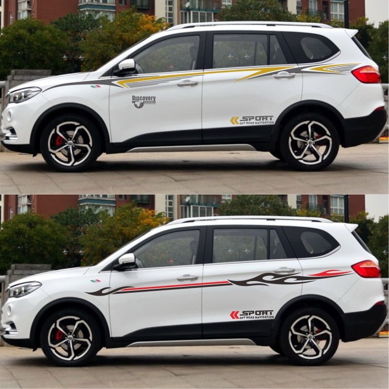 斯威X7车贴拉花改装车身