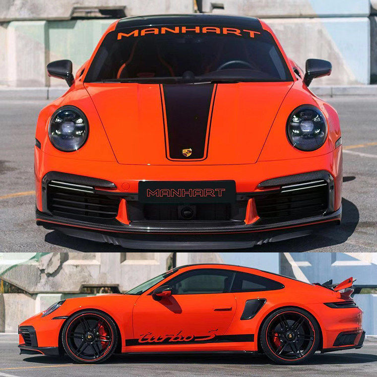 新保时捷911Turbo S车身侧裙贴纸拉花 引擎机盖车贴汽车装饰贴画,汽车用品/电子/清洗/改装,汽车装饰贴/反光贴,淘宝优惠券,粉丝福利购,淘宝优惠卷