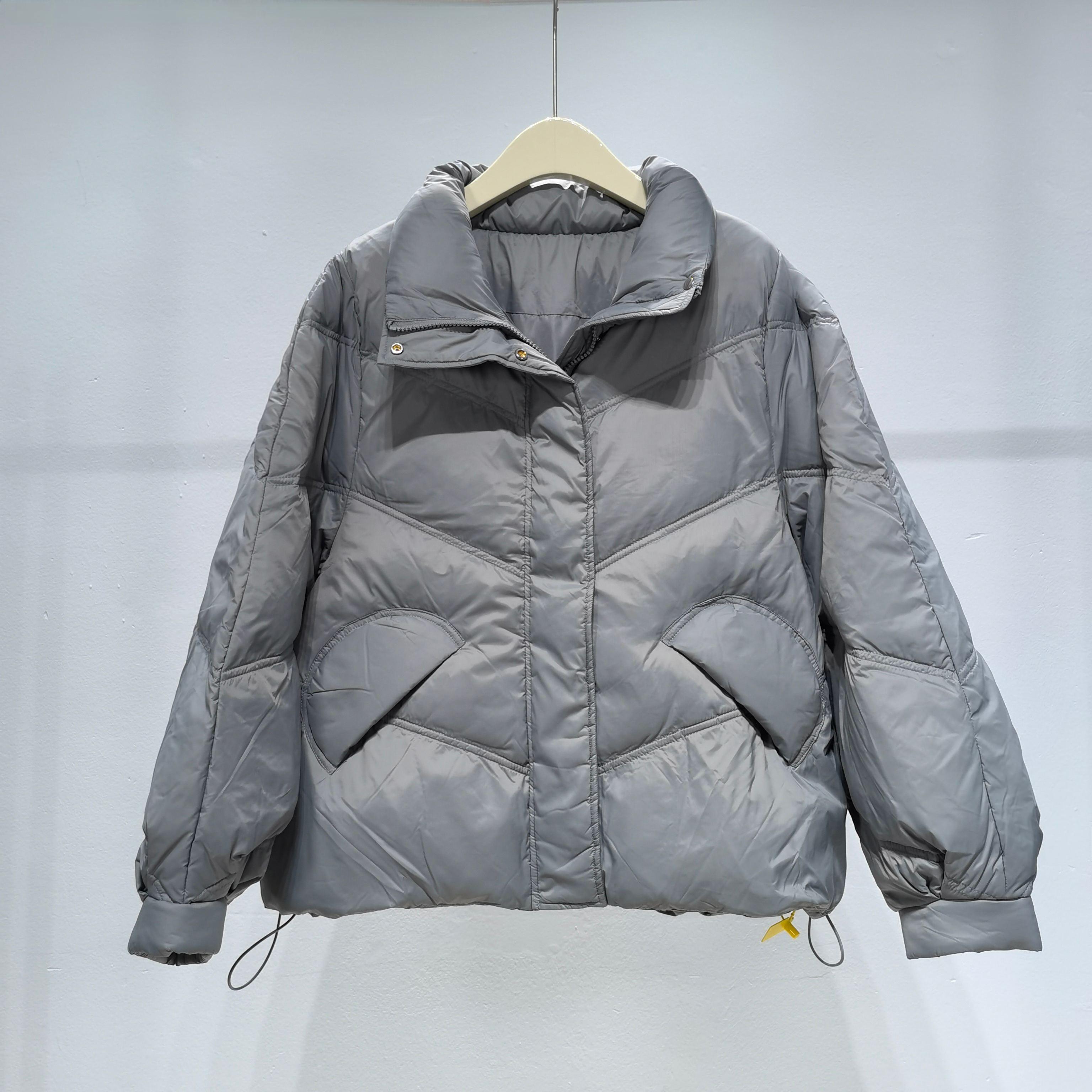 诗家商场同款2025冬季新款休闲百搭立领短款羽绒服女3FA380051R