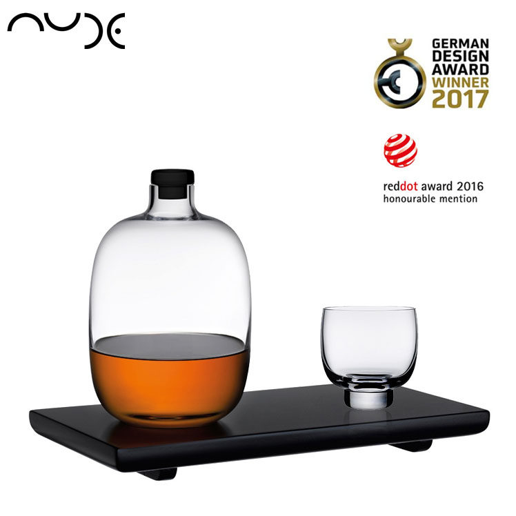 红点奖作品 Nude纯手工水晶玻璃酒具套装 日式创意清酒杯酒壶酒樽