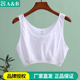 AB内衣夏季 纯棉防走光打底中老年女士全棉文胸 背心裹胸短款